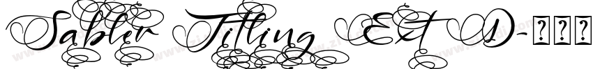 Sabler Titling Ext D字体转换
